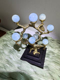 Aquamarine mini sphere tree